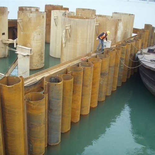 西安钢护筒现场安装